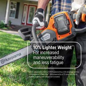 Husqvarna Power Axe 350i Cordless Electric Chainsaw Battery Power